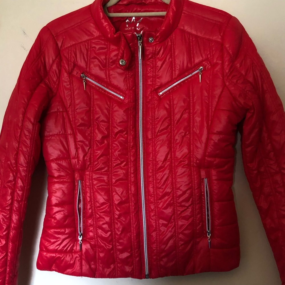 Nicki Minaj Red Puffer Jacket Size Small